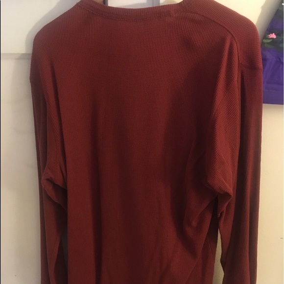 Men’s Red Graphic Printed Thermal - Picture 2 of 2